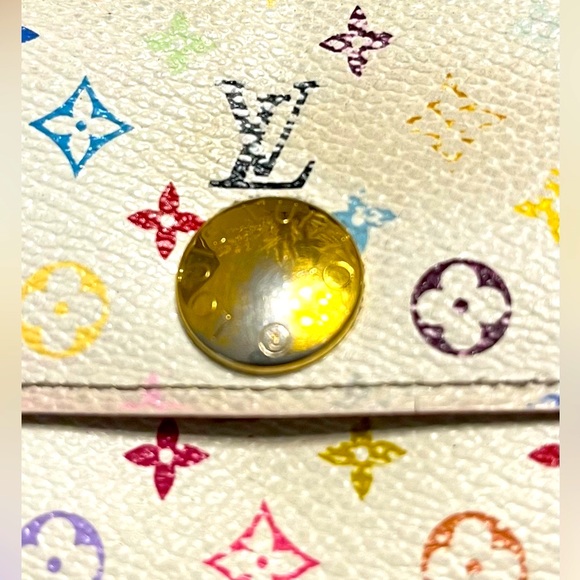 LOUIS VUITTON Takashi Murakami Multicolor Sarah Wallet - Picture 4 of 17